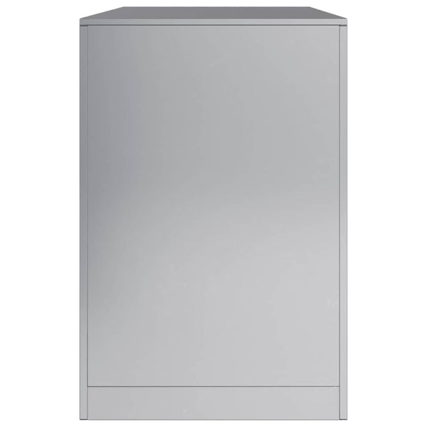 Verzinktes Brennholzregal Izidora 100x40x60cm (Stahl)