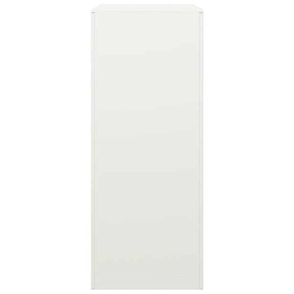 Weißes Kaminholzregal Izidora 60x40x100cm (Stahl)