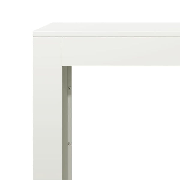 Weißes Kaminholzregal Izidora 60x40x100cm (Stahl)