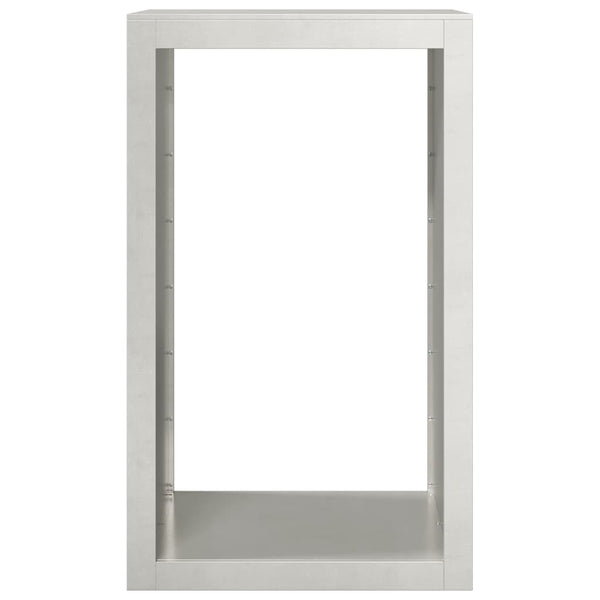 Ruostumaton teräs polttopuuteline Izidora 60x40x100cm