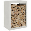 Brennholzregal Edelstahl Izidora 60x40x80cm