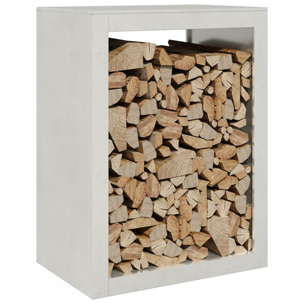 Brennholzregal Edelstahl Izidora 60x40x80cm