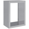 Verzinktes Kaminholzregal Izidora 60x40x80cm (Stahl)