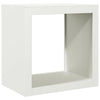 Weißes Brennholzregal Izidora 60x40x60cm (Stahl)