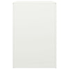 Weißes Brennholzregal Izidora 60x40x60cm (Stahl)