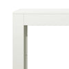 Weißes Brennholzregal Izidora 60x40x60cm (Stahl)