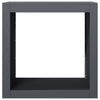 Anthrazit Kaminholzregal Izidora 60x40x60cm (Stahl)