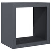 Anthrazit Kaminholzregal Izidora 60x40x60cm (Stahl)