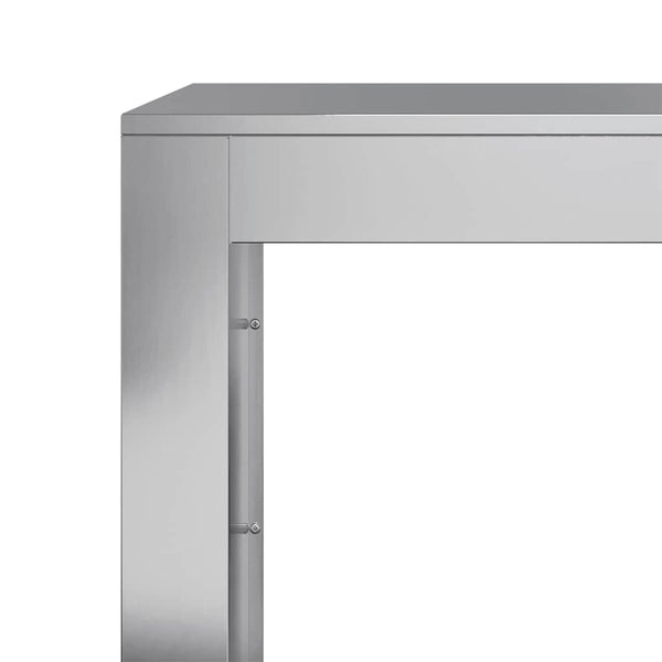 Verzinktes Brennholzregal Izidora 60x40x60cm (Stahl)