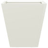 Weißer Gartenblumenkasten Henea 30x30x30cm (Stahl)