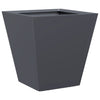 Anthrazit Garten-Blumenkästen Henea 30x30x30cm (2 Stk. Stahl)