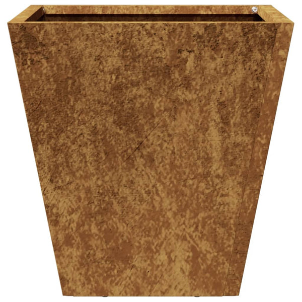 Corten teräs puutarhakukkalaatikko Henea 30x30x30cm