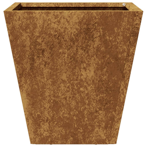 Corten teräs puutarhakukkalaatikko Henea 30x30x30cm