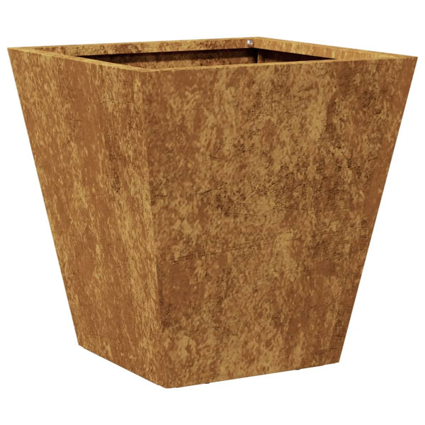 Corten teräs puutarhakukkalaatikko Henea 30x30x30cm