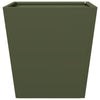 Oliviengrüner Garten-Blumenkasten Henea 40x40x40cm (Stahl)