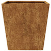 Corten teräs puutarhakukkalaatikot Henea 40x40x40cm (2 kpl)