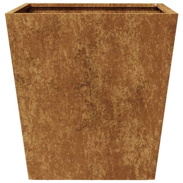 Corten teräs puutarhakukkalaatikot Henea 40x40x40cm (2 kpl)
