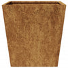 Corten teräs puutarhakukkalaatikot Henea 40x40x40cm (2 kpl)