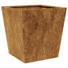 Corten teräs puutarhakukkalaatikot Henea 40x40x40cm (2 kpl)