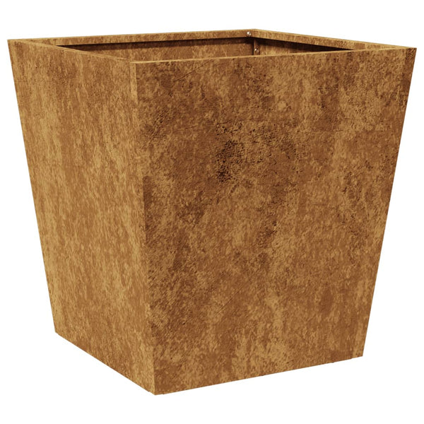 Corten teräs puutarhakukkalaatikot Henea 40x40x40cm (2 kpl)