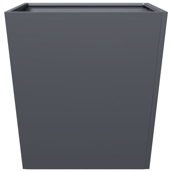 Anthrazitfarbener Pflanzkasten Henea 50x50x50cm (Stahl)