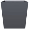 Anthrazitfarbener Pflanzkasten Henea 50x50x50cm (Stahl)