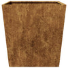 Corten teräs puutarhakukkalaatikko Henea 50x50x50cm