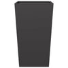 Schwarze Gartenblumenkästen Henea 45x45x75cm (2 Stück Stahl)