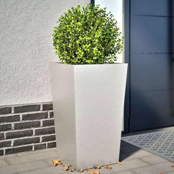 Edelstahl-Gartenpflanzgefäße Henea 45x45x75cm (2 Stück)