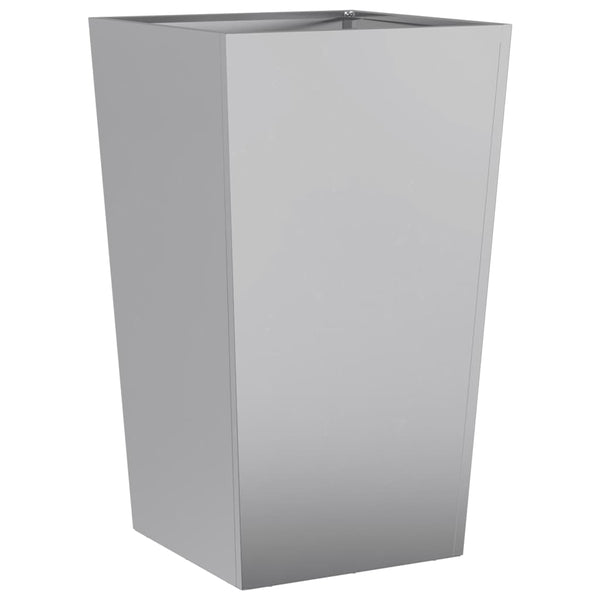 Pflanzkübel aus verzinktem Metall Henea 45x45x75cm (2 St.)