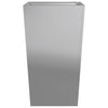 Pflanzkübel aus verzinktem Metall Henea 45x45x75cm (2 St.)