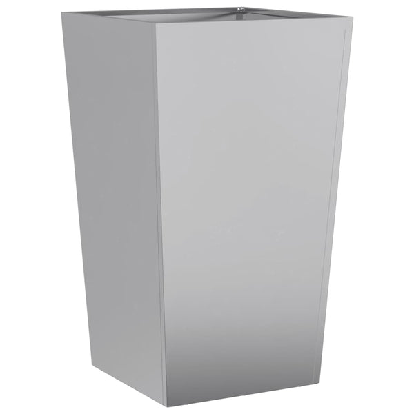 Pflanzkübel aus verzinktem Metall Henea 45x45x75cm (2 St.)