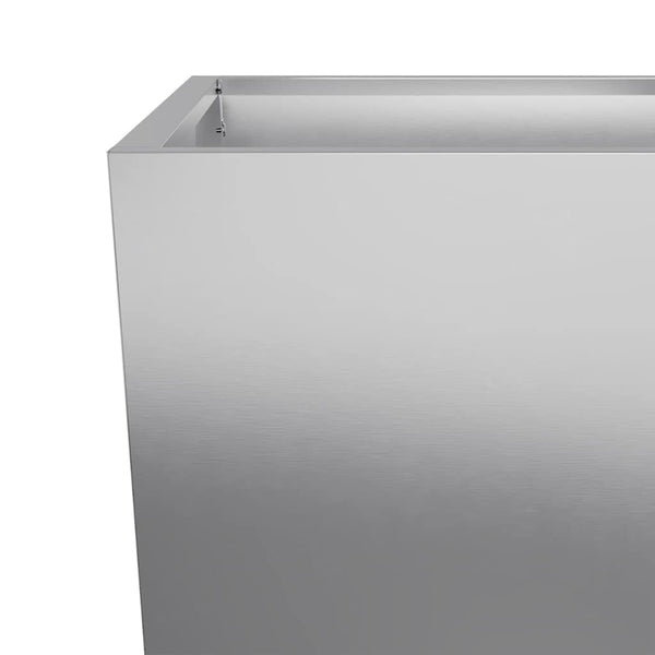 Pflanzkübel aus verzinktem Metall Henea 45x45x75cm (2 St.)
