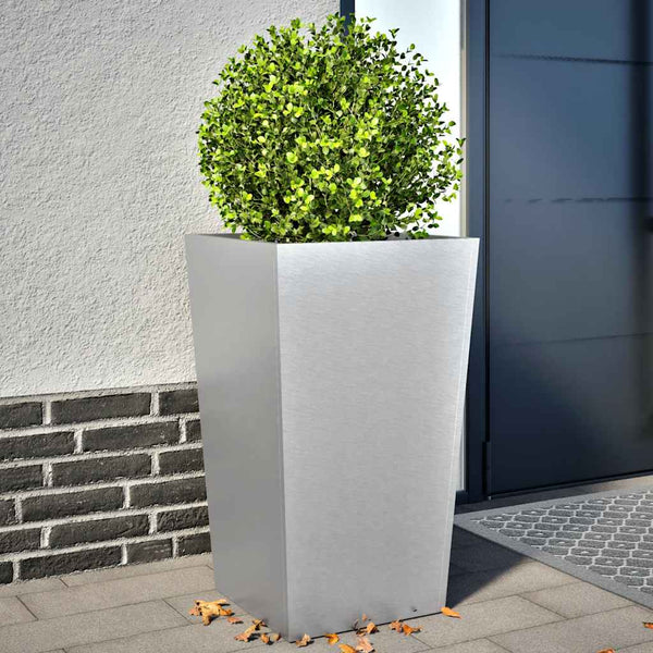 Pflanzkübel aus verzinktem Metall Henea 45x45x75cm (2 St.)