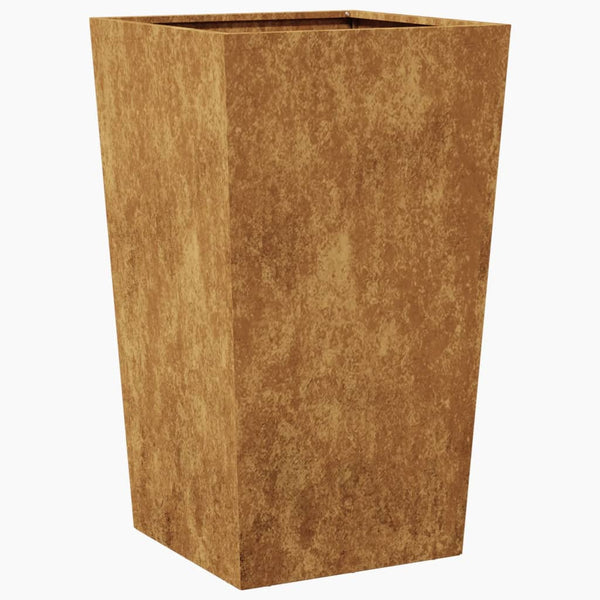 Corten teräs puutarhakukkalaatikot Henea 45x45x75cm (2 kpl)