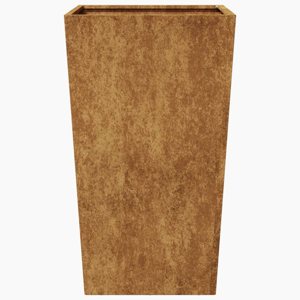 Corten teräs puutarhakukkalaatikot Henea 45x45x75cm (2 kpl)