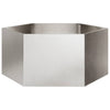 Stahl-Gartenbeet sechseckig Urissidi 104x90x45cm