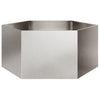 Stahl-Gartenbeet sechseckig Urissidi 104x90x45cm