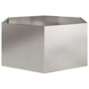 Stahl-Gartenbeet sechseckig Urissidi 104x90x45cm