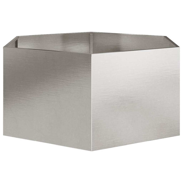 Stahl-Gartenbeet sechseckig Urissidi 104x90x45cm