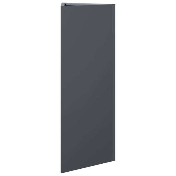 Anthrazitfarbener Blumenkasten Amelita 30x26x75cm (Stahl)
