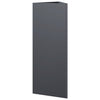 Anthrazitfarbener Blumenkasten Amelita 30x26x75cm (Stahl)