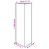Olivgrüne Gartenblumentöpfe Amelita 30x26x75cm (2)