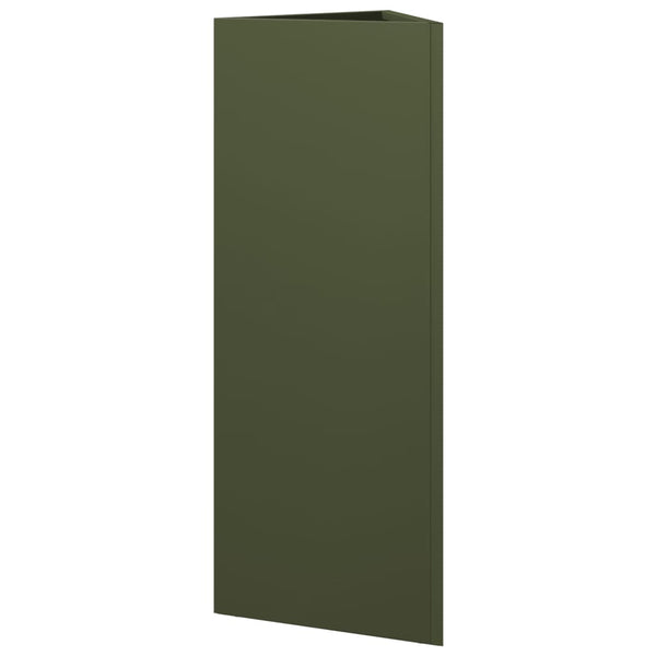 Olivgrüne Gartenblumentöpfe Amelita 30x26x75cm (2)