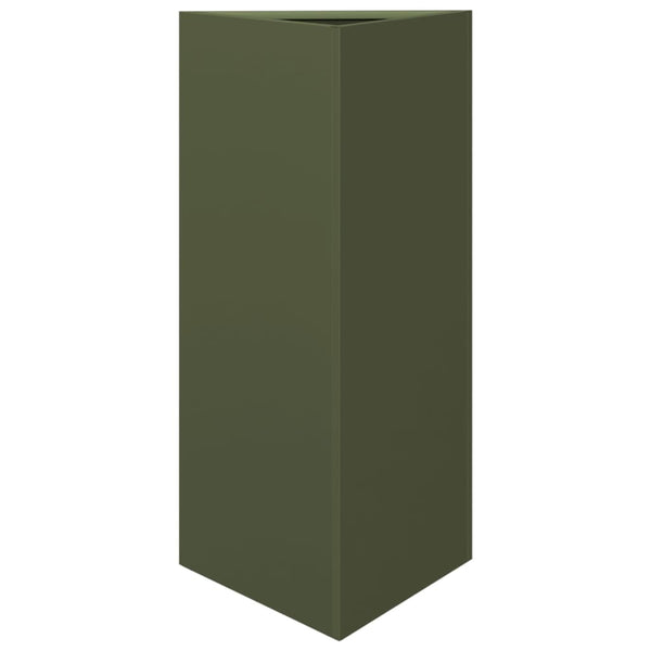 Grüner Gartenblumenkasten Amelita 40x34,5x70cm (Stahl)