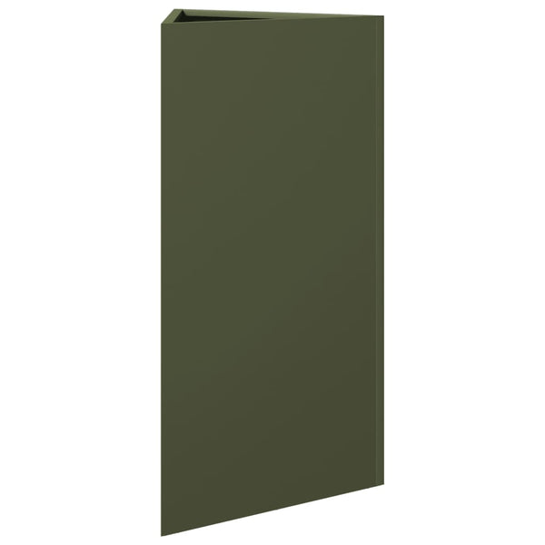 Grüner Gartenblumenkasten Amelita 40x34,5x70cm (Stahl)