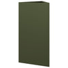 Grüner Gartenblumenkasten Amelita 40x34,5x70cm (Stahl)