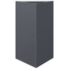 Anthrazitfarbener Blumenkasten Amelita 50x43x75cm (Stahl)