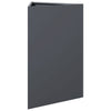 Anthrazitfarbener Blumenkasten Amelita 50x43x75cm (Stahl)