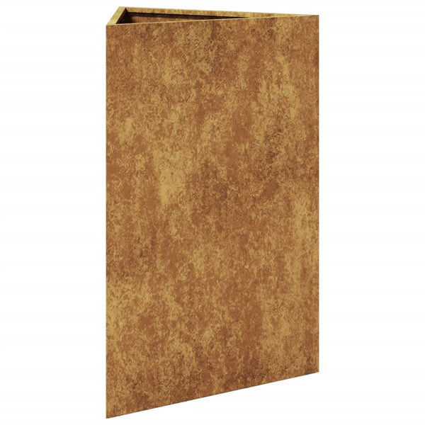 Cortenstahl-Gartenblumenkästen Amelita 50x43x75cm (2er-Set Dreieck)
